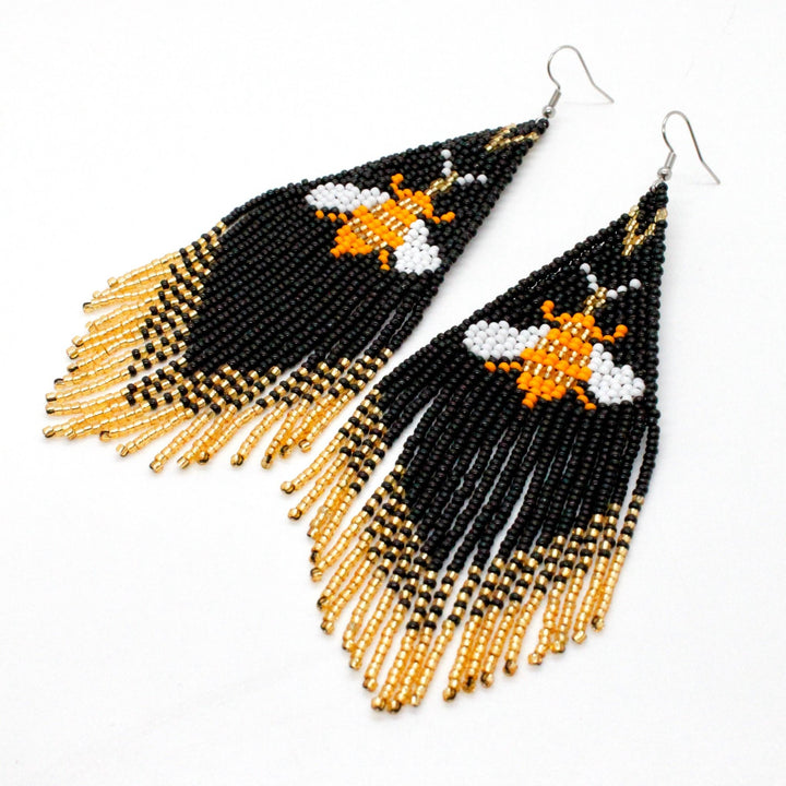 Bees Dangle Earrings - Fire Inside Me - 