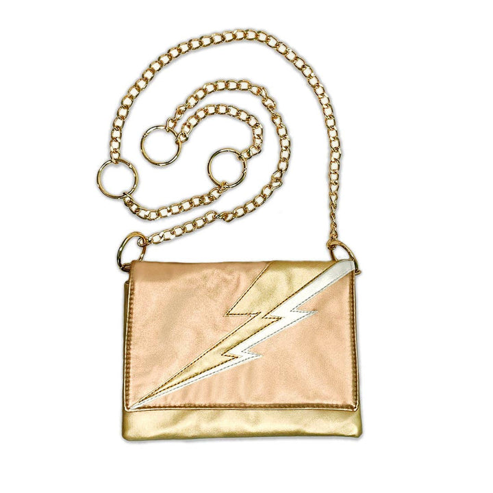 Lightning Bolt Romy Convertible Clutch in Opening Night - Fire Inside Me - 