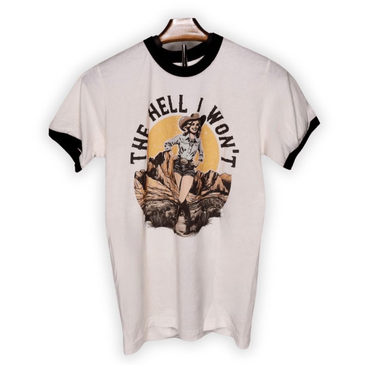 The Hell I Wont Ringer Tee - Fire Inside Me - 