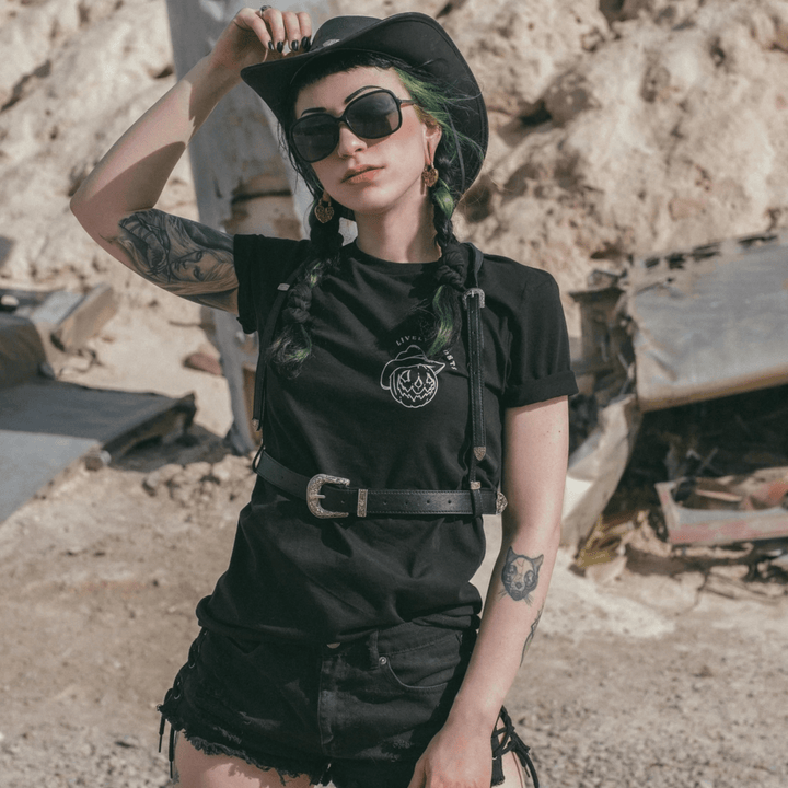 The ‘Midnight Rider’ Western Goth Harness - Fire Inside Me - 